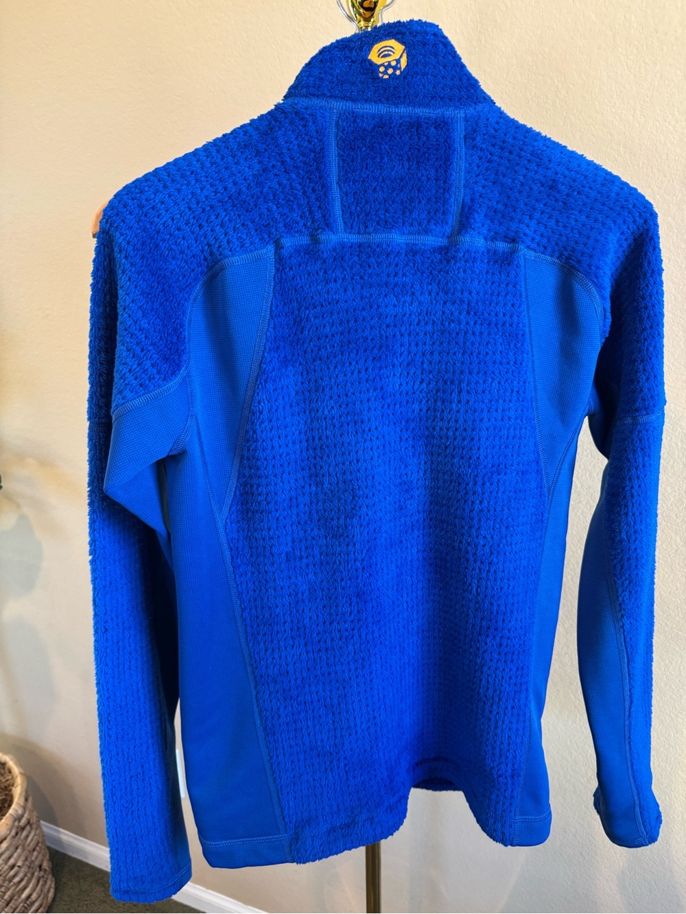 Mountain Hardwear Men’s Monkey Man Grid Fleece Pullover Size S Blue Full Zip - Picture 8 of 14